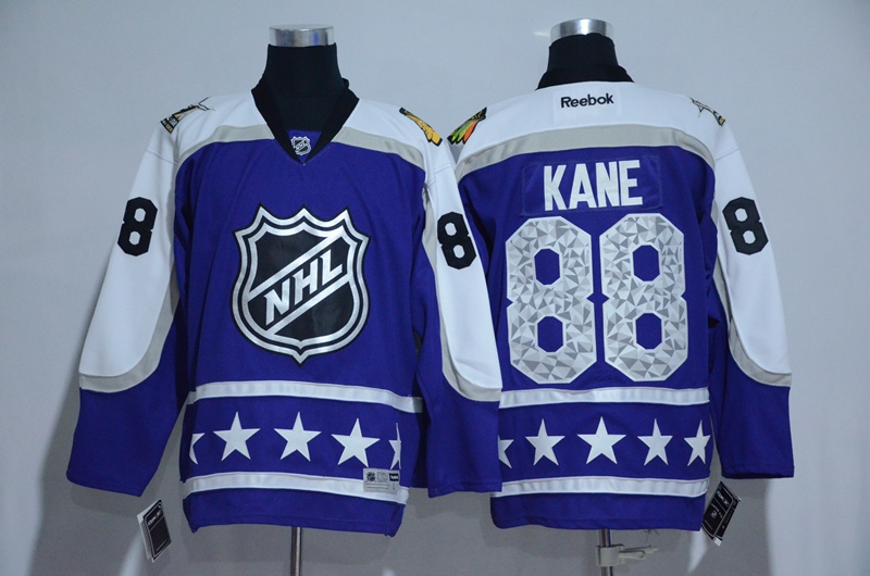 NHL Chicago Blackhawks 2017 All Star #88 Kane Blue Jersey