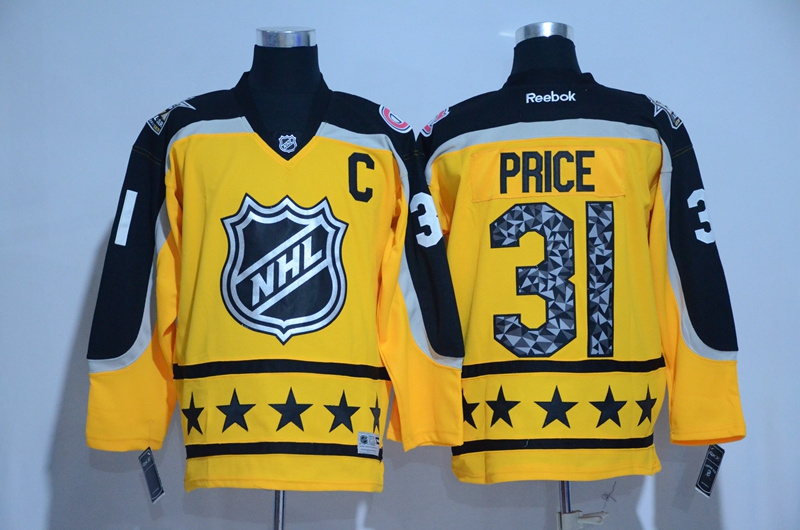 NHL 2017 All Star #31 Price Yellow Jersey