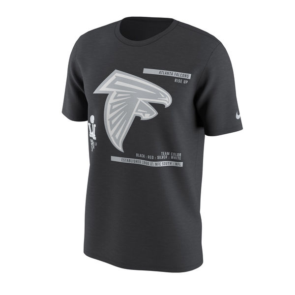 NFC Altanta Falcons Black Color T-Shirt