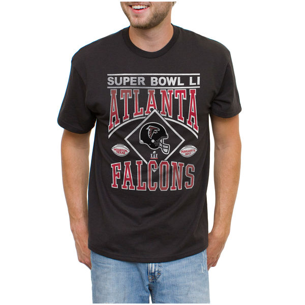 NFL Atlanta Falcons Black Mens Superbowl T-Shirt