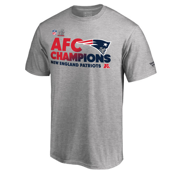 NFL New England Patriots Champion Grey Color T-Shirt