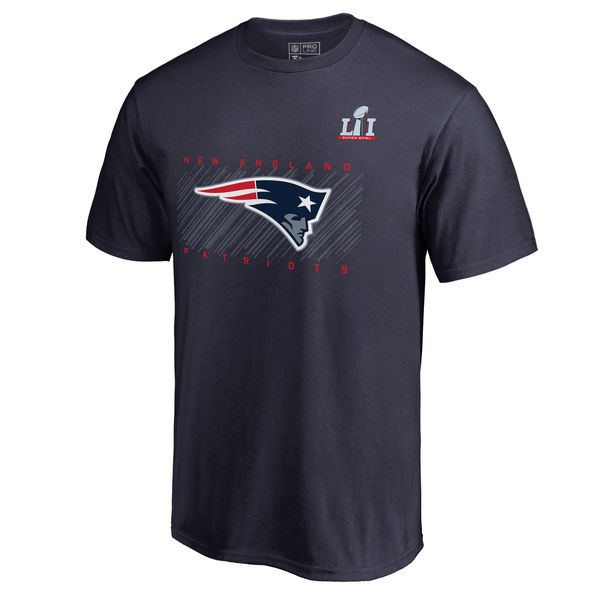 NFL New England Patriots Blue T-Shirt Superbowl Patch