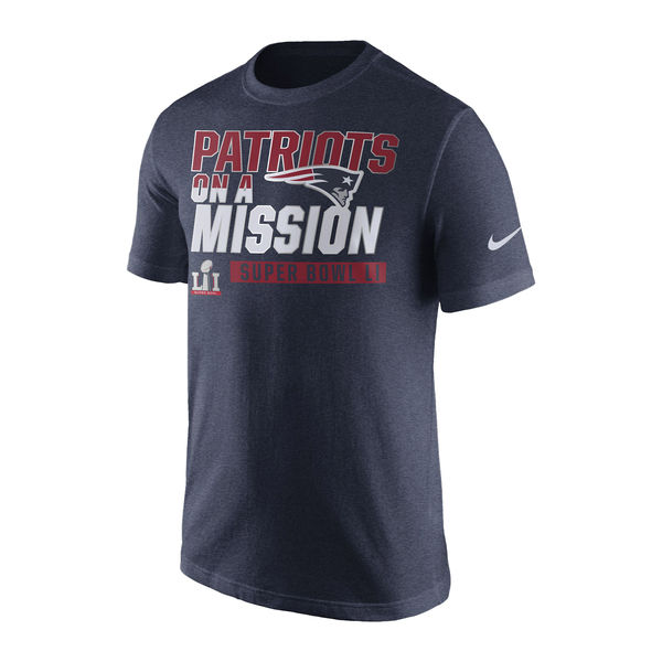 Mens NFL New England Patriots Blue T-Shirt
