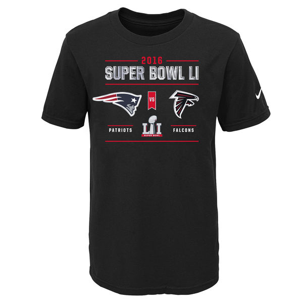 NFL 2017 Superbowl Team Black Champion T-Shirt