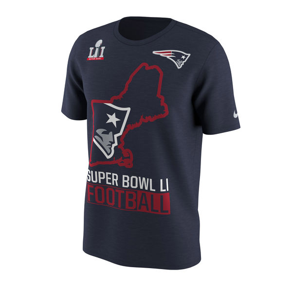 NFL New England Patriots Blue Super Bowl T-Shirt