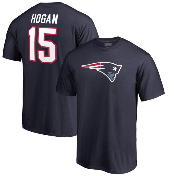 NFL New England Patriots #15 Hogan Blue T-Shirt