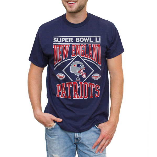 NFL New England Patriots Blue Mens Super Bowl T-Shirt