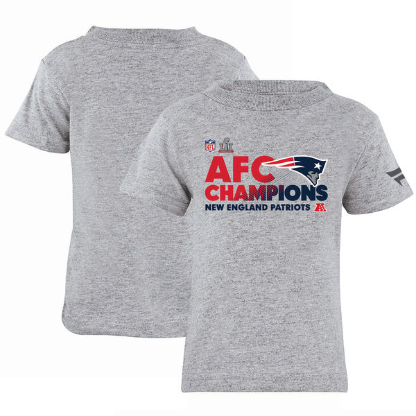 Womens AFC New England Patriots Grey T-Shirt