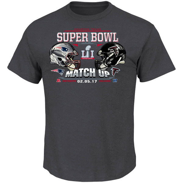 NFL New England Patriots Grey Super Bowl T-Shirt