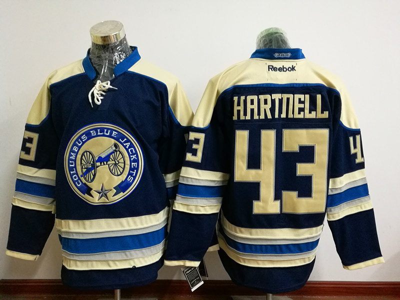 NHL Columbus Blue Jackets #43 Hartnell Blue Jersey