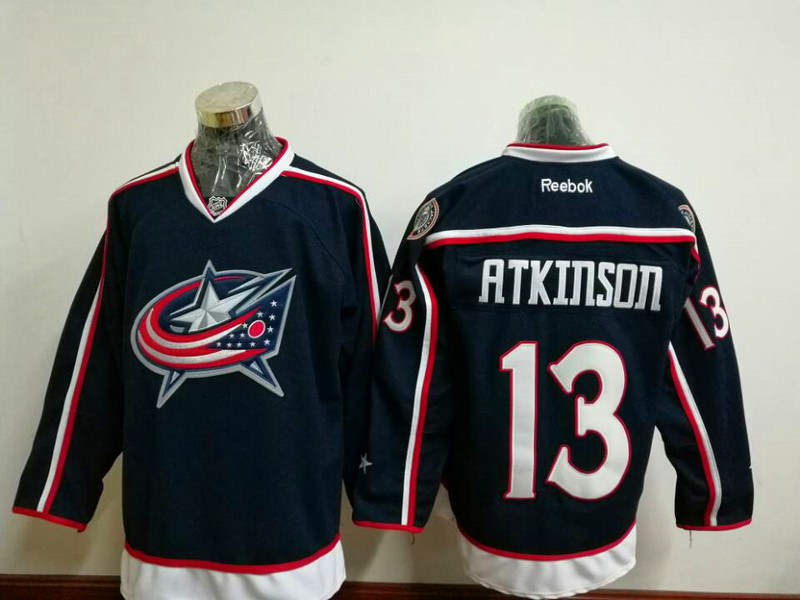 NHL Columbus Blue Jackets #13 Atkinson D.Blue Jersey