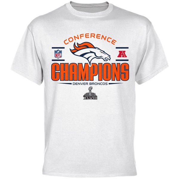 NFL Denver Broncos White Champions T-Shirt