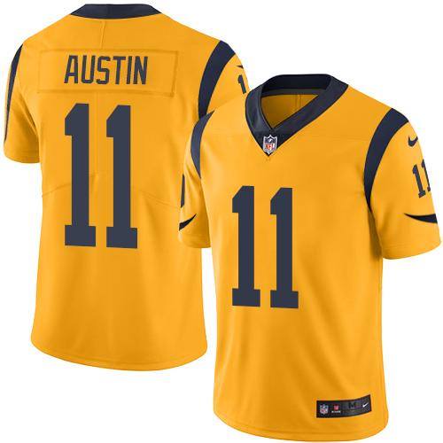 NFL Los Angeles Rams #11 Austin Yellow Vapor Limited Jersey