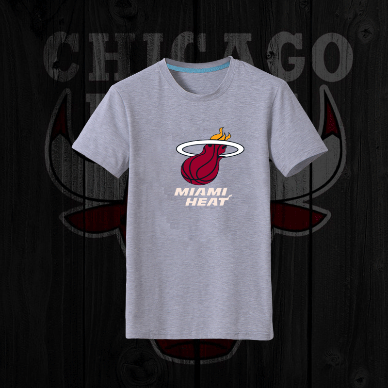 NBA Miami Heat Grey Mens T-Shirt