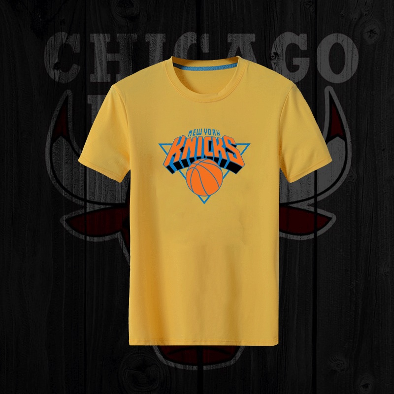 NBA New York Knicks Yellow Mens T-Shirt