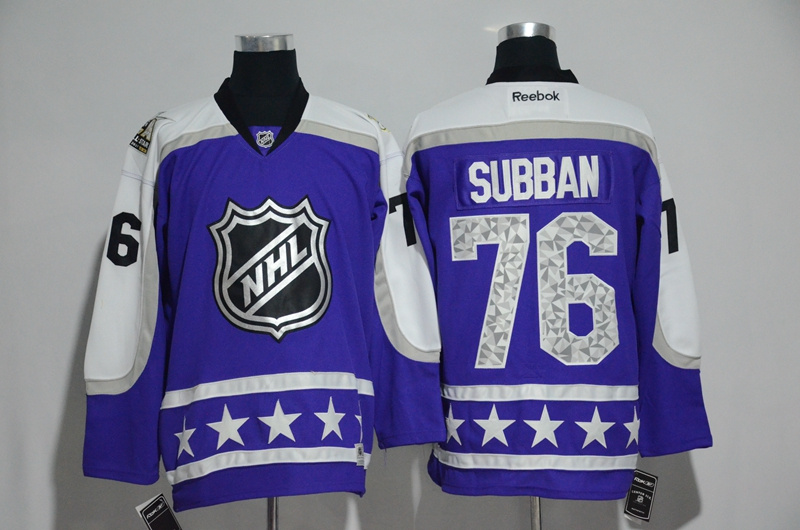 2017 NHL #76 Subban All Star Purple Jersey