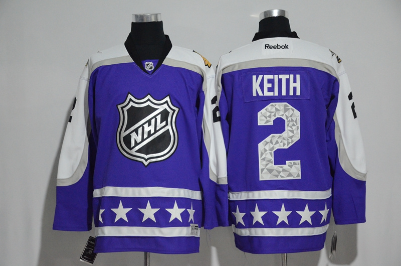 2017 NHL #2 Keith All Star Purple Jersey