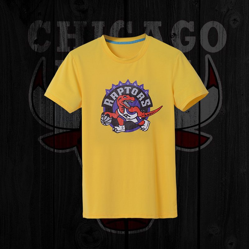 NBA Toronto Raptors Mens Yellow T-Shirt