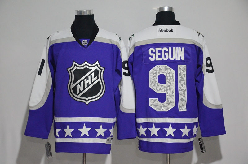 2017 NHL #91 Seguin All Star Purple Jersey