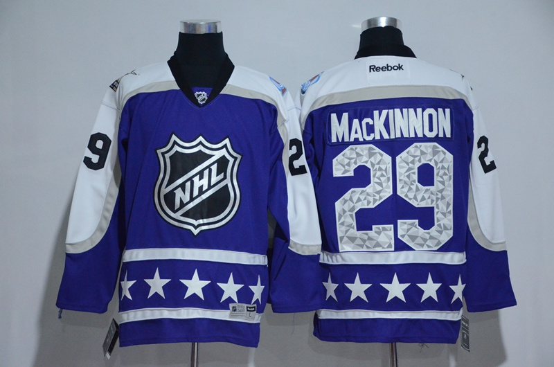 2017 NHL #29 MacKINNON All Star Purple Jersey