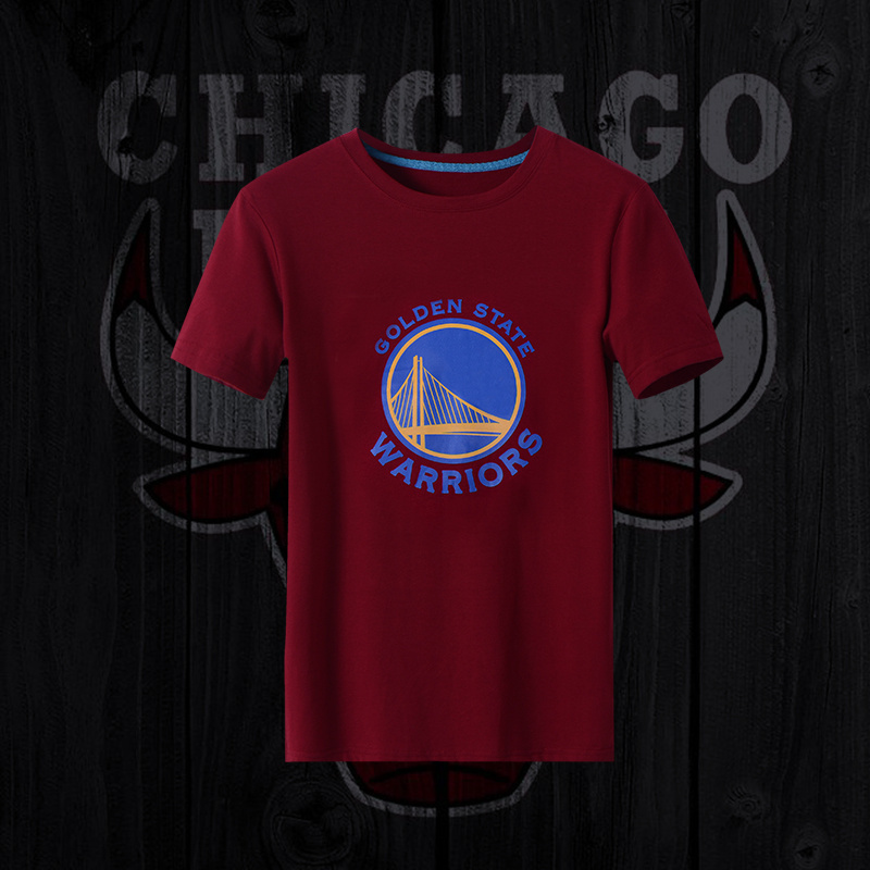 NBA Golden State Warriors Mens Red Color T-Shirt