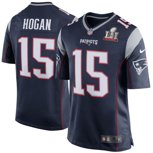 Chris Hogan New England Patriots Nike Super Bowl LI Elite Jersey Navy 