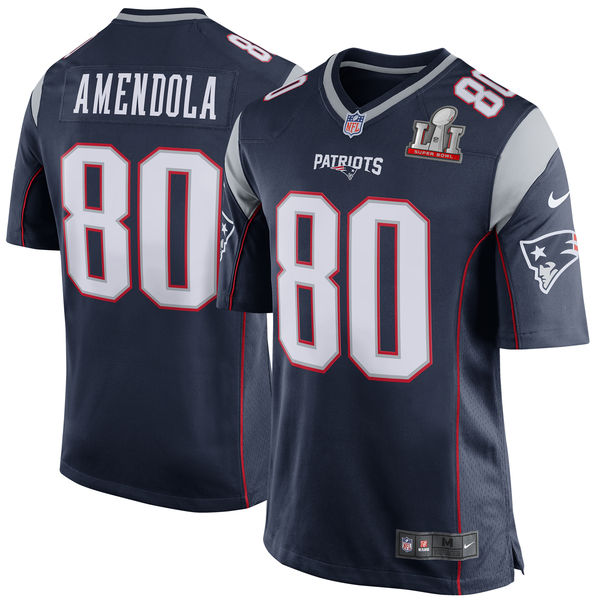 Danny Amendola New England Patriots Nike Super Bowl LI Bound Jersey Navy 