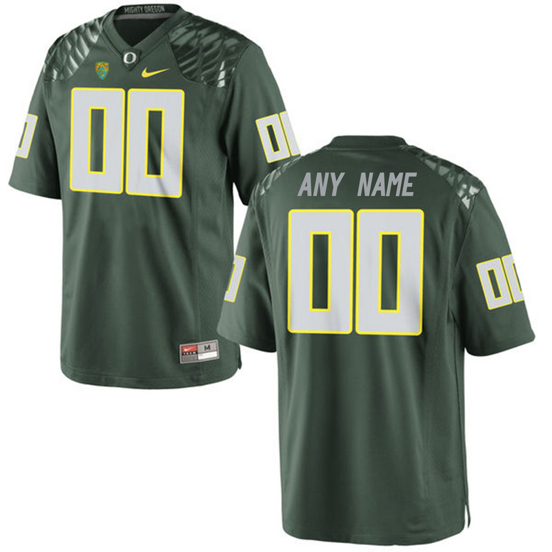 Mens Oregon Duck Customized College Football Limited Jersey - Green