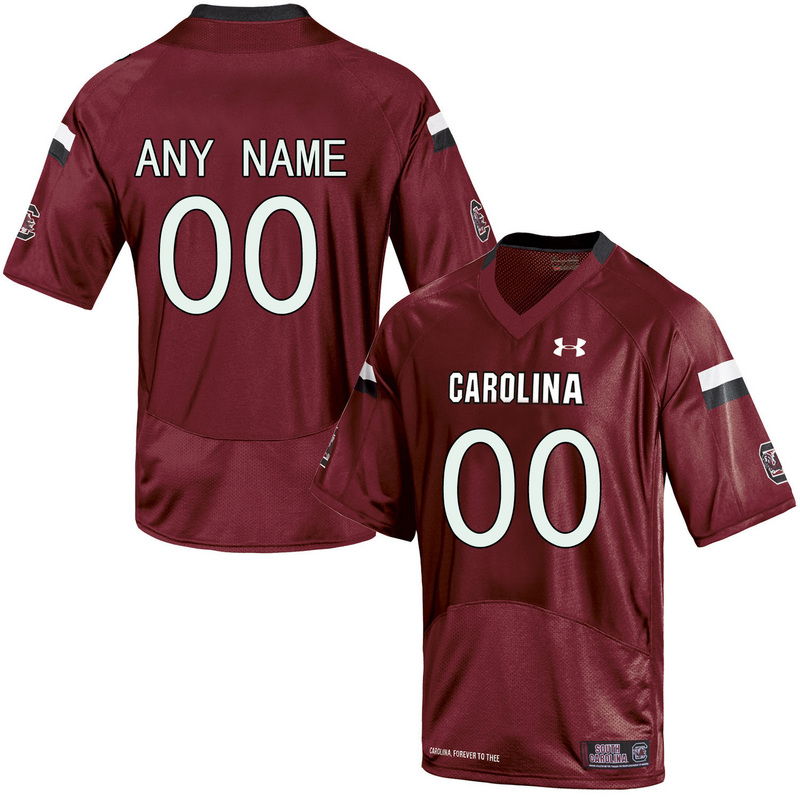 Mens South Carolina Gamecocks Customized College Football Jersey - Red