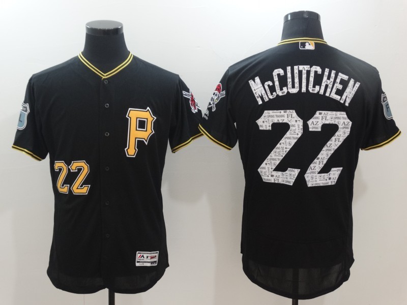 MLB Pittsburgh Pirates #22 McCutchen Black Spring Trainging Jersey