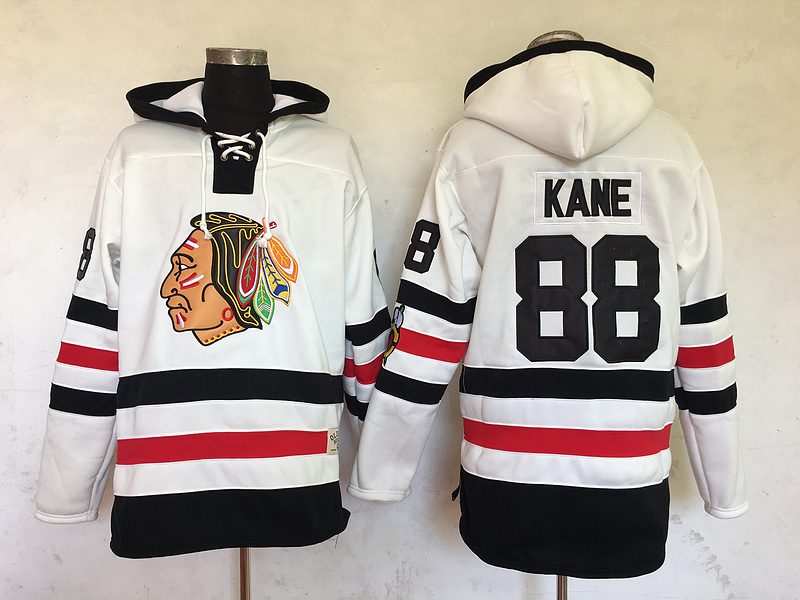NHL Chicago Blackhawks #88 Kane White Classic Hoodie