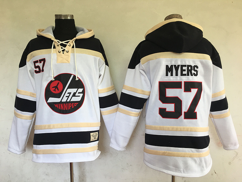 NHL Winnipeg Jets #57 Myers White Hoodie
