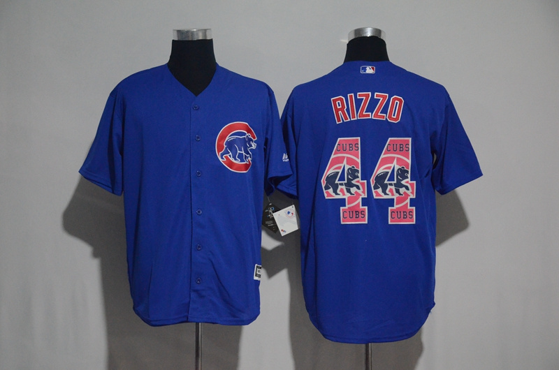 MLB Chicago Cubs #44 Rizzo Printing Stitched Number New Jersey