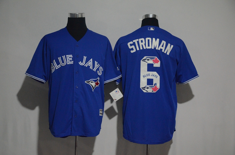 MLB Toronto Blue Jays #6 Stroman Printing Stitched Number New Jersey