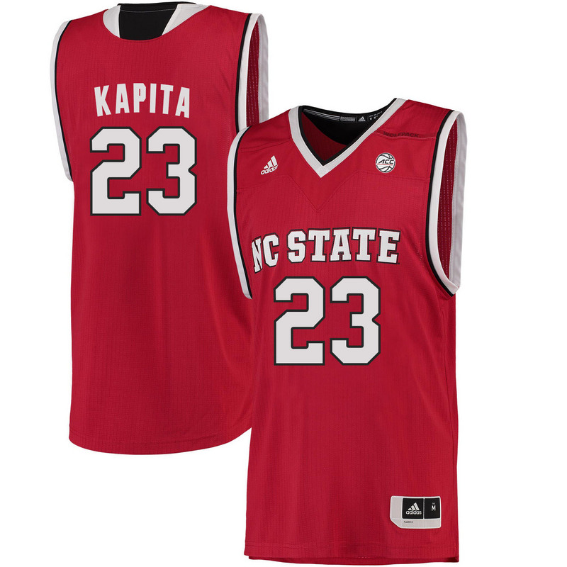 NCAA NC State Wolfpack #23 Kapita College Basketball Red Jersey 