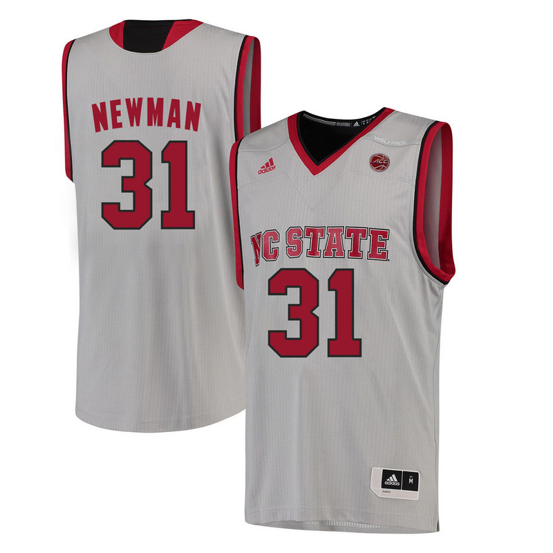 NCAA NC State Wolfpack #31 Newman College Basketball White Jersey 