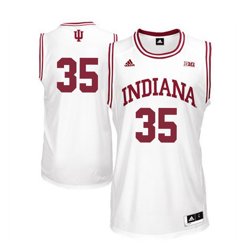 NCAA Basketball Indiana Hoosiers #35 Tim Priller College White Jersey