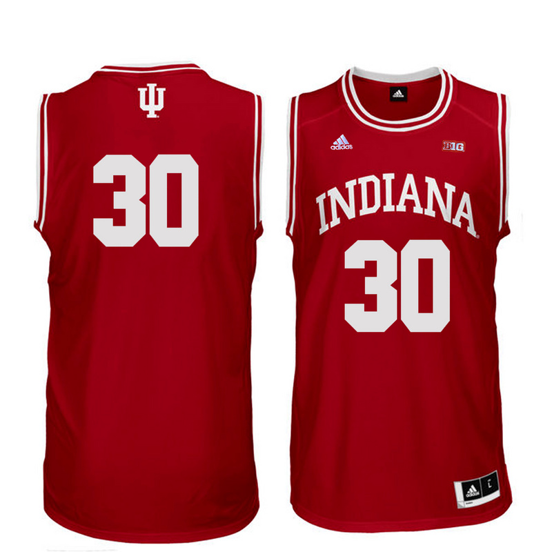 NCAA Basketball Indiana Hoosiers #30 Hartman College Red Jersey