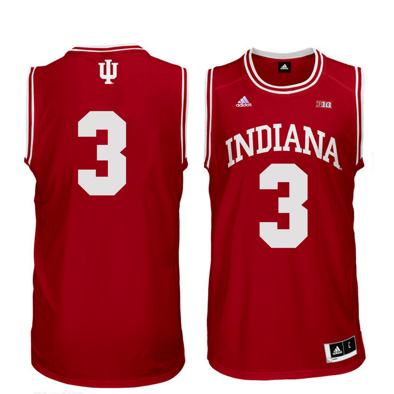 NCAA Basketball Indiana Hoosiers #3 OG Anunoby College Red Jersey