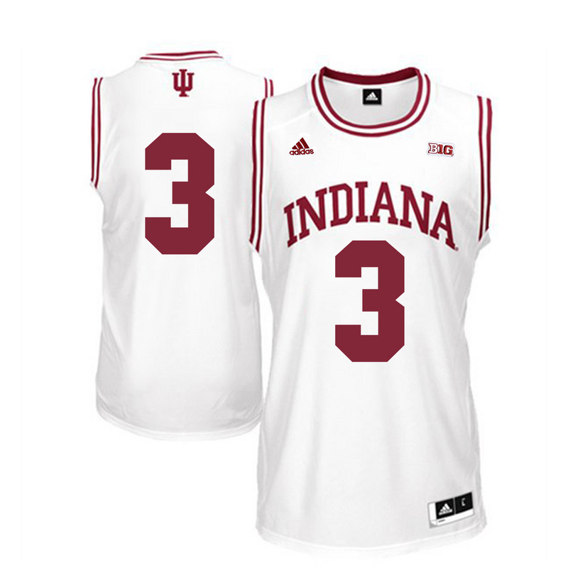 NCAA Basketball Indiana Hoosiers #3 OG Anunoby College White Jersey