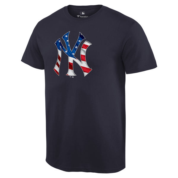 Mens New York Yankees Navy Big & Tall Banner Wave T-Shirt
