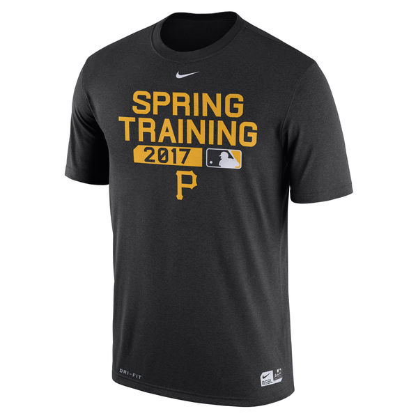 Mens Pittsburgh Pirates Nike Black Authentic Collection Legend Team Issue Performance T-Shirt