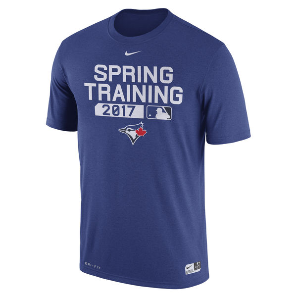 Mens Toronto Blue Jays Nike Royal 2017 Spring Training Authentic Collection Legend Team Issue Performance T-Shir