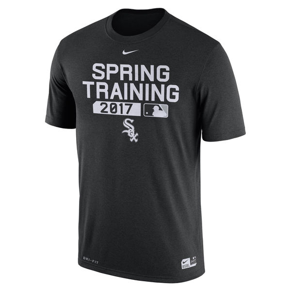 Mens Chicago White Sox Nike Black Authentic Collection Legend Team Issue Performance T-Shirt