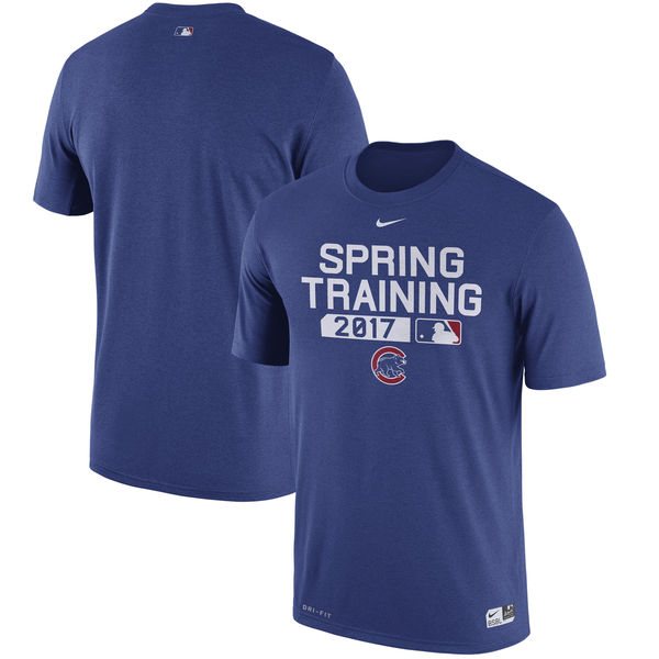 Chicago Cubs Nike 2017 Spring Training Authentic Collection Legend Team Issue Performance T-Shirt - Royal