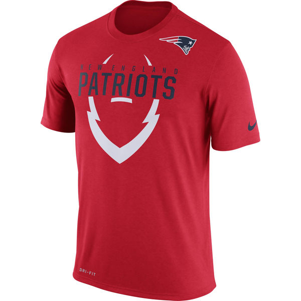 Mens New England Patriots Nike Red Legend Icon Dri-FIT T-Shirt