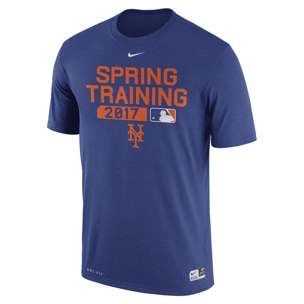 Mens New York Mets Nike Royal 2017 Spring Training Authentic Collection Legend Team Issue Performance T-Shir