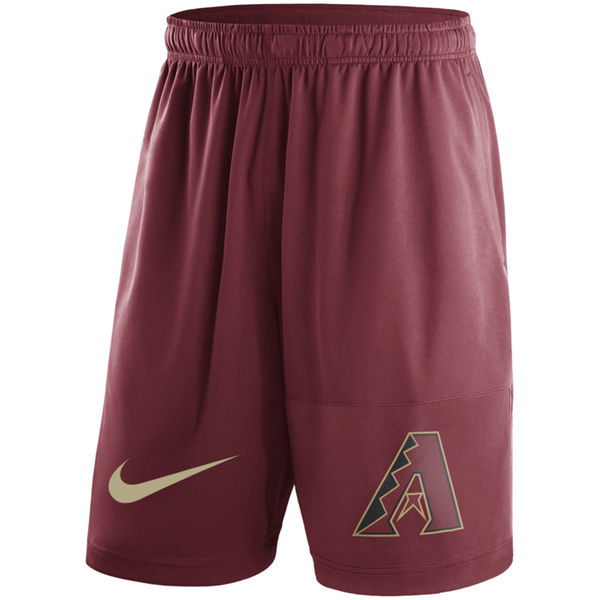 42Mens Arizona Diamondbacks Nike Red Dry Fly Shorts