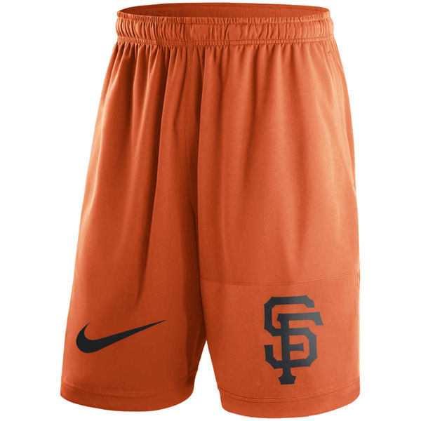 6Mens San Francisco Giants Nike Orange Dry Fly Shorts