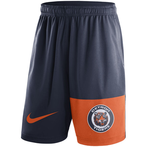 48Mens Detroit Tigers Nike Navy Cooperstown Collection Dry Fly Shorts